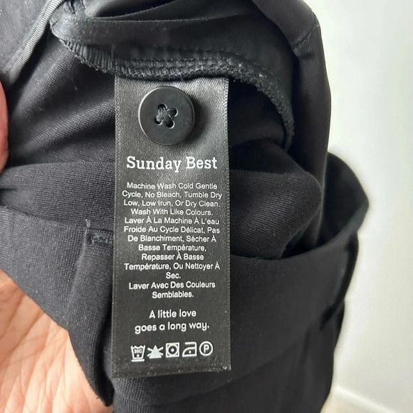 Aritzia Sunday best black high waist ankle trouser - Picture 8 of 9